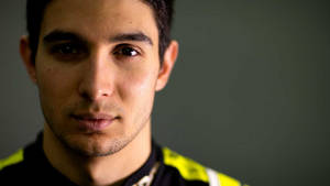 Close-up Face Of Esteban Ocon Wallpaper