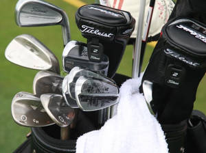 Close-up Golf Clubs Charley Hoffman Wallpaper