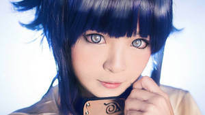 Close-up Hinata Cosplay Wallpaper