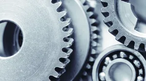 Close Up Mechanical Gearsand Bearings Wallpaper