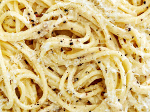 Close Up Of Cacio E Pepe Wallpaper