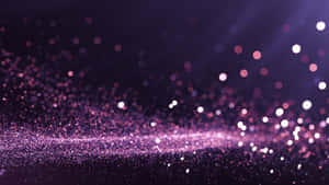 Close Up Of Purple Glitter Wallpaper