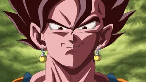Close-up Of Vegito Looking Down Wallpaper