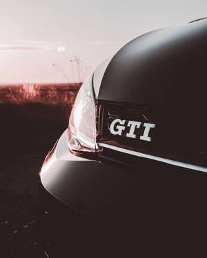 Close-up Shot Golf Gti Tail Light Wallpaper