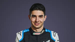 Close-up Shot Of Esteban Ocon Wallpaper