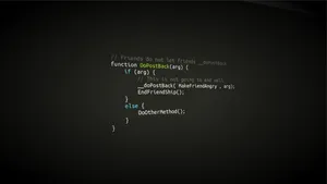 Close-up Snapshot Of A Programmer Typing Code On Multiple Computer Screens. Wallpaper
