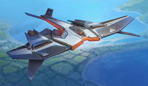 Close Up View Spaceship Wallpaper