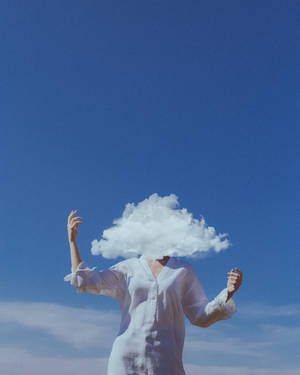 Cloud Background Human Body Wallpaper