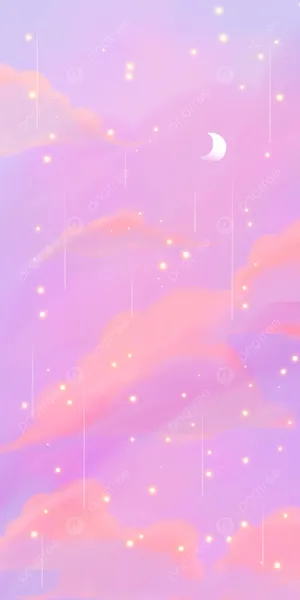 Clouds And Stars In The Sky Wallpaper