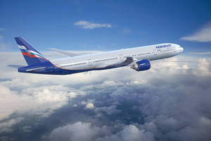 Cloudy Sky Aeroflot Wallpaper