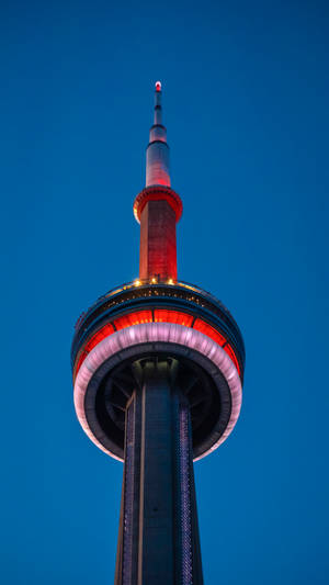 Cn Tower Red Lights Wallpaper