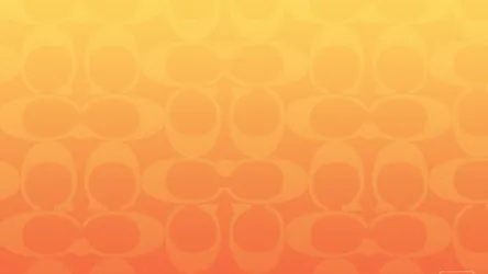 Coach Logo On Orange Fade Wallpaper