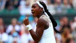 Coco Gauff With Closed Fist Wallpaper