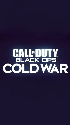 Cod Cold War Glowing Text Wallpaper