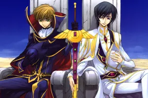 Code Geass Lelouchand Suzaku Anime Artwork Wallpaper