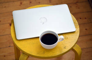 Coffee And Macbook Air Wallpaper