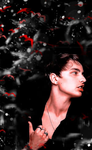 Colby Brock Taking A Call Wallpaper