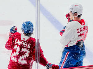 Cole Caufield Juraj Slafkovský Montreal Canadiens Wallpaper