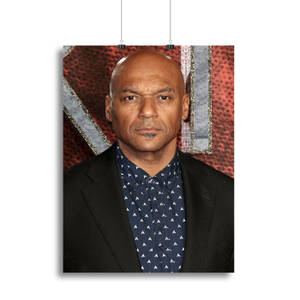 Colin Salmon Portrait On Plain White Wallpaper