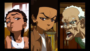 Collage Boondocks Hd Wallpaper