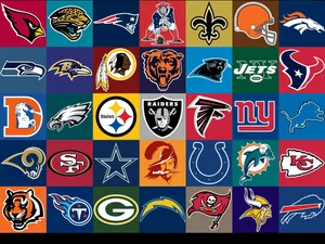 Collage Showing Nba Team Logos Wallpaper