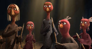 Colonial Turkeys From Free Birds Wallpaper