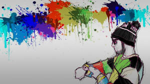 Color Splash Swag Boy Dope Desktop Wallpaper