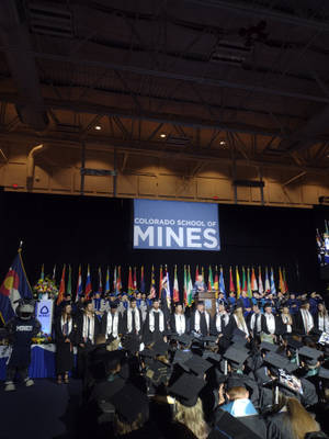 Colorado School Of Mines Lined Up Wallpaper