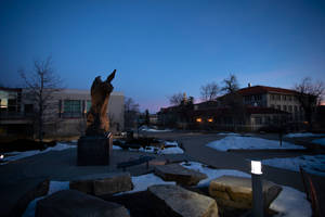 Colorado School Of Mines Pedestrian Plaza Wallpaper