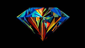 Colorful Abstract Art Diamond Wallpaper