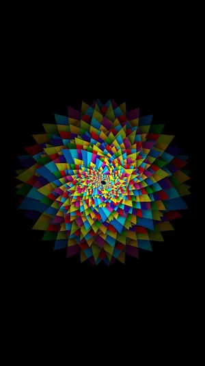 Colorful Abstract Kaleidoscope Wallpaper