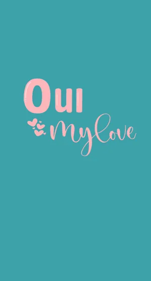 Colorful Aesthetic Love French Wallpaper