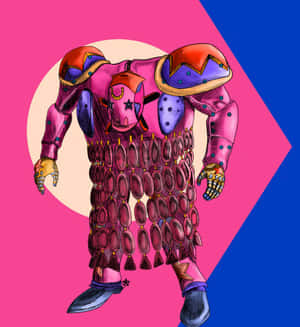 Colorful Anime Armored Figure Wallpaper