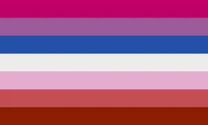 Colorful Bi Pride Flag Wallpaper