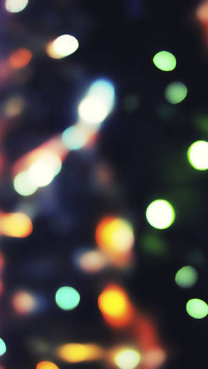 Colorful Bokeh Neon Iphone Wallpaper