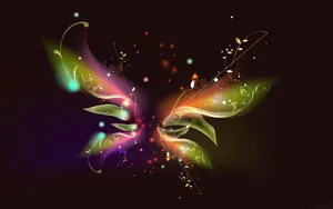 Colorful Butterfly Perching In Nature Wallpaper