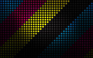 Colorful Dots Design Wallpaper