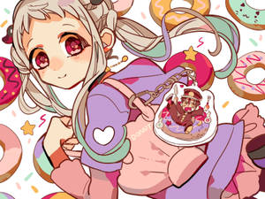 Colorful Doughnuts Yashiro Nene Hanako-kun Wallpaper