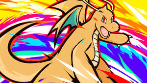 Colorful Dragonite Wallpaper