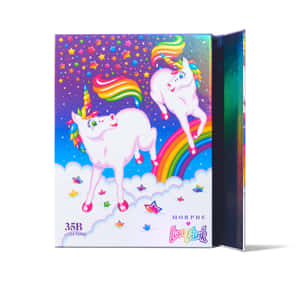 Colorful Dreams - A Lisa Frank Unicorn For Magical Adventures Wallpaper