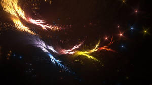 Colorful Feather Hd Light Wallpaper