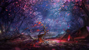 Colorful Forest During Autumn Macbook Wallpaper