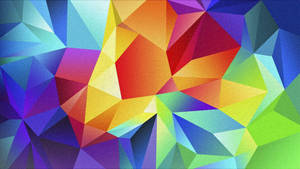 Colorful Geometric Shapes Wallpaper