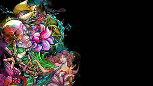 Colorful Hd Tattoo Combination Wallpaper