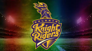 Colorful Kolkata Knight Riders Art Wallpaper