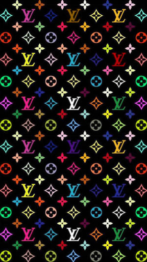 Colorful Louis Vuitton Phone Wallpaper