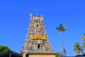 Colorful Murugan Temple Entrance Wallpaper