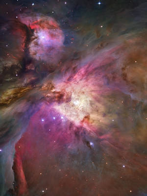 Colorful Orion Nebula Up-close Universal Wallpaper