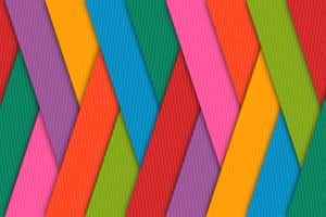 Colorful Paper Background With Stripes Wallpaper