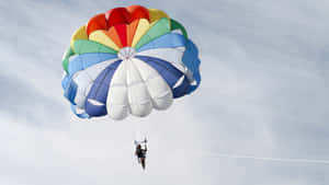 Colorful Parachute Skydiving Wallpaper